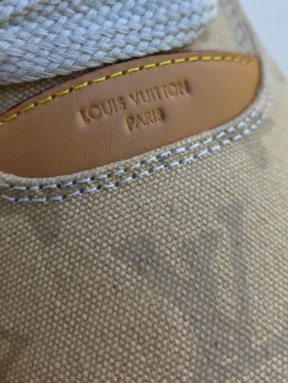Louis Vuitton Beige Tilted Low-Top Sneakers Size US 11 / EU 45 - Picture 6 of 13